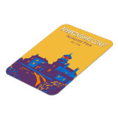 ペンドンケシャーコーストナショナルパークライトハウス マグネット (左側)