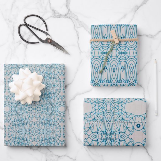 ペンドールラッピング紙シートセット3 ラッピングペーパーシート (正面)