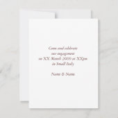 ペンネラブ招待テンプレート 招待状 (裏面)