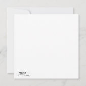 ペンノートカード付きカラス ノートカード (裏面)