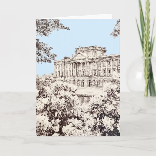 ペンバリーの庭 - 折りたとう式感謝カード サンキューカード (正面)