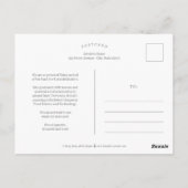 ペンパーティー卒業パーティー招待状はがき ポストカード (裏面)