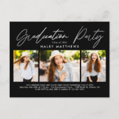 ペンパーティー卒業パーティー招待状はがき ポストカード (正面)