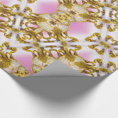 ペンフォグデザエレガントイナロマンティック ラッピングペーパー (角)