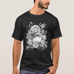 ペンフラワーズヴィンテージ著者本作家小説家T Tシャツ