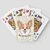 ペンブパーソナライズされたロークウェルシュコーギーの子犬 トランプ (裏面)