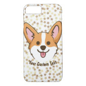 ペンブパーソナライズされたロークウェルシュコーギーの子犬 Case-Mate iPhoneケース (裏面)