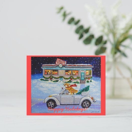 ペンブレークウェルシュコーギーはがき シーズンポストカード (スタンド正面)