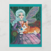 ペンブレークウェルシュコーギーはがき ポストカード (正面)