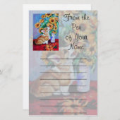 ペンブレークウェルシュコーギー文房具 便箋 (正面/裏面)