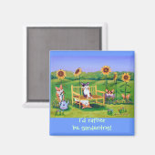 ペンブレークウェルシュコーギー磁石 マグネット (正面/裏面)