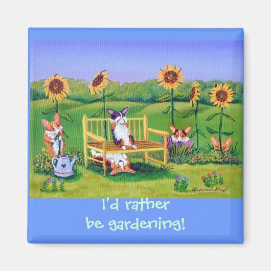 ペンブレークウェルシュコーギー磁石 マグネット (正面)