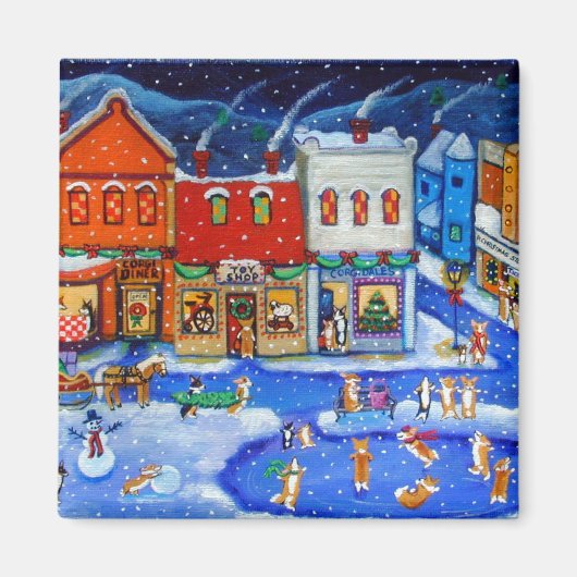 ペンブレークウェルシュコーギー磁石 マグネット (正面)