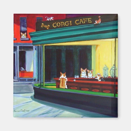 ペンブレークウェルシュコーギー磁石 マグネット (正面)