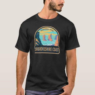 ペンブロケシャ・コースト国立公園ウェールズヴィンテージ Tシャツ