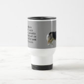 ペンブロークのウェルシュコーギーのマグ トラベルマグ (中央)