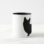 ペンブロークのウェルシュコーギーのマグ マグカップ (中央)