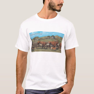 ペンブロークのウェルシュコーギーのワイシャツ Tシャツ