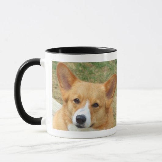 ペンブロークのウェルシュコーギーの写真のマグ マグカップ (左)