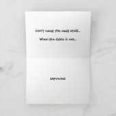 ペンブロークのウェルシュコーギーの挨拶状 カード (内部)