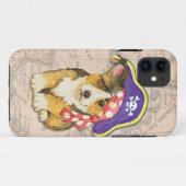 ペンブロークのウェルシュコーギーの海賊 Case-Mate iPhoneケース (裏面(横))