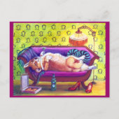 ペンブロークのウェルシュコーギーの郵便はがき ポストカード (正面)