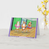 ペンブロークのウェルシュコーギー カード (黄色い花)