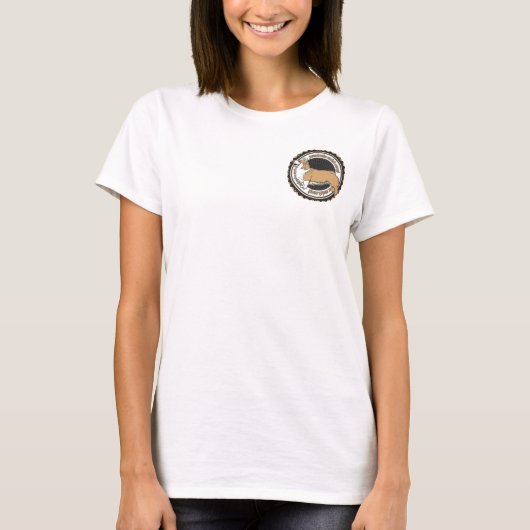 ペンブロークのウェルシュコーギー Tシャツ (正面)