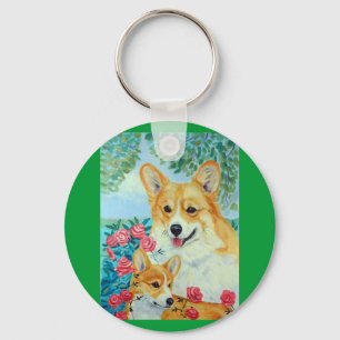 ペンブロークのウェルシュコーギーKeychain キーホルダー
