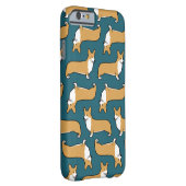 ペンブロークウェルシュのコーギスパターン |かわいい犬の恋人 Case-Mate iPhoneケース (裏面/右)