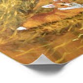 ペンブロークウェルシュコーギーウォールプリント ポスター (角)