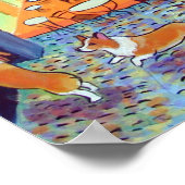 ペンブロークウェルシュコーギーウォールプリント ポスター (角)