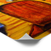 ペンブロークウェルシュコーギーウォールプリント ポスター (角)