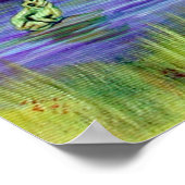 ペンブロークウェルシュコーギーキャンバス印刷 ポスター (角)