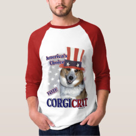 ペンブロークウェルシュコーギーギフト Tシャツ