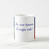 ペンブロークウェルシュコーギークイーン&キングマグ コーヒーマグカップ (中央)