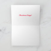 ペンブロークウェルシュコーギークリスマスカード シーズンカード (内部)