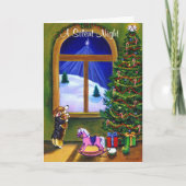 ペンブロークウェルシュコーギークリスマスカード シーズンカード (正面)