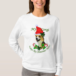 ペンブロークウェルシュコーギークリスマスプレゼント Tシャツ