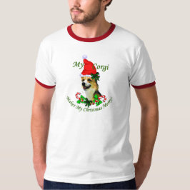 ペンブロークウェルシュコーギークリスマスプレゼント Tシャツ