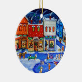 ペンブロークウェルシュコーギーサークルオーナメント セラミックオーナメント (右)