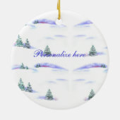 ペンブロークウェルシュコーギーサークルオーナメント セラミックオーナメント (裏面)