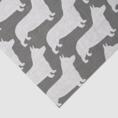 ペンブロークウェルシュコーギーシルエットパターン 薄葉紙 (詳細)