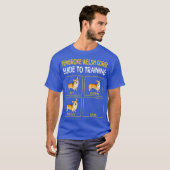 ペンブロークウェルシュコーギーズが犬の訓練ガイド Tシャツ (正面フル)