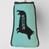 ペンブロークウェルシュコーギードッグシルエットカスタム ゴルフヘッドカバー (回転90)