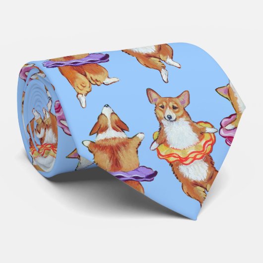 ペンブロークウェルシュコーギーネクタイ ネクタイ (ロール)