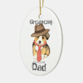 ペンブロークウェルシュコーギーパパセラミックオーナメント セラミックオーナメント (左)