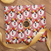 ペンブロークウェルシュコーギーピンク漫画ラッピング紙 ラッピングペーパー