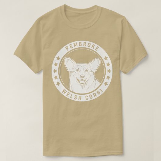 ペンブロークウェルシュコーギーファンデザイン1059 Tシャツ (デザイン正面)