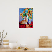 ペンブロークウェルシュコーギープリント ポスター (キッチン)